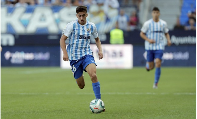 DEBUT OFICIAL DE CRISTO ROMERO CON EL MALAGA CF