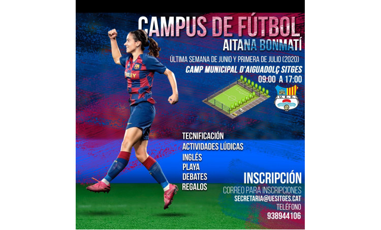 AITANA BONMATÍ ANUNCIA LA PRIMERA EDICIÓN DE SU CAMPUS DE FÚTBOL